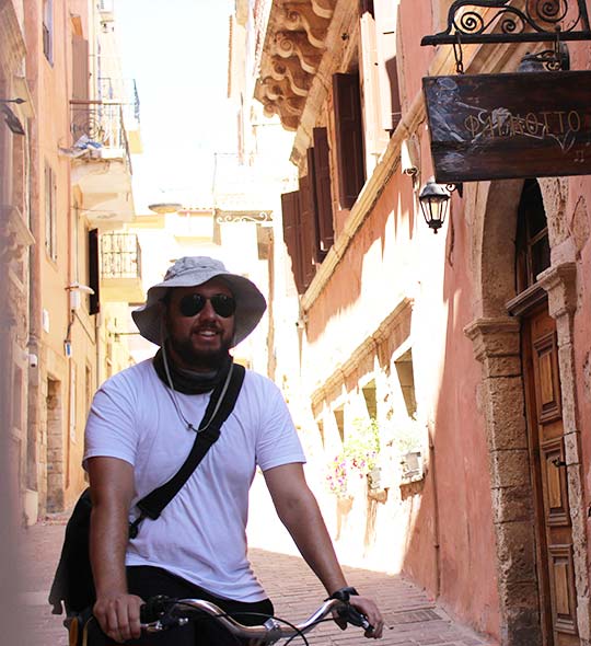 Ride Around Chania bike tour guide Theo